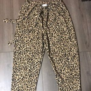 Leopard Print Pants